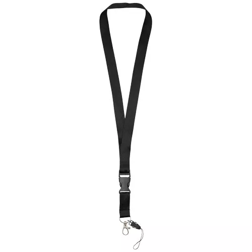 Sagan lanyard met afneembare gesp en telefoonhouder