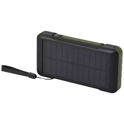 Soldy RCS gerecyclede plastic powerbank van 10.000 mAh met zonnedynamo