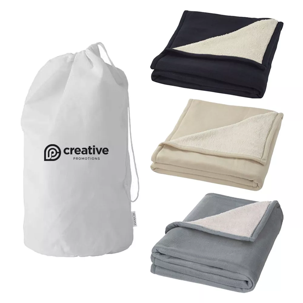 Springwood zachte fleece en sherpa deken