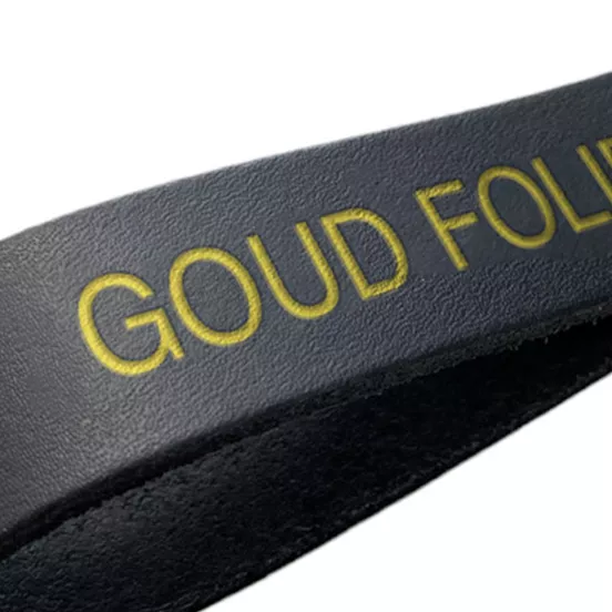 Hotstamping met goud folie
