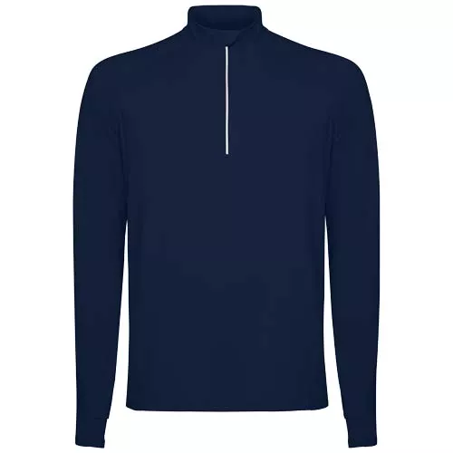 Estambul herensweater met lange mouwen en halve rits