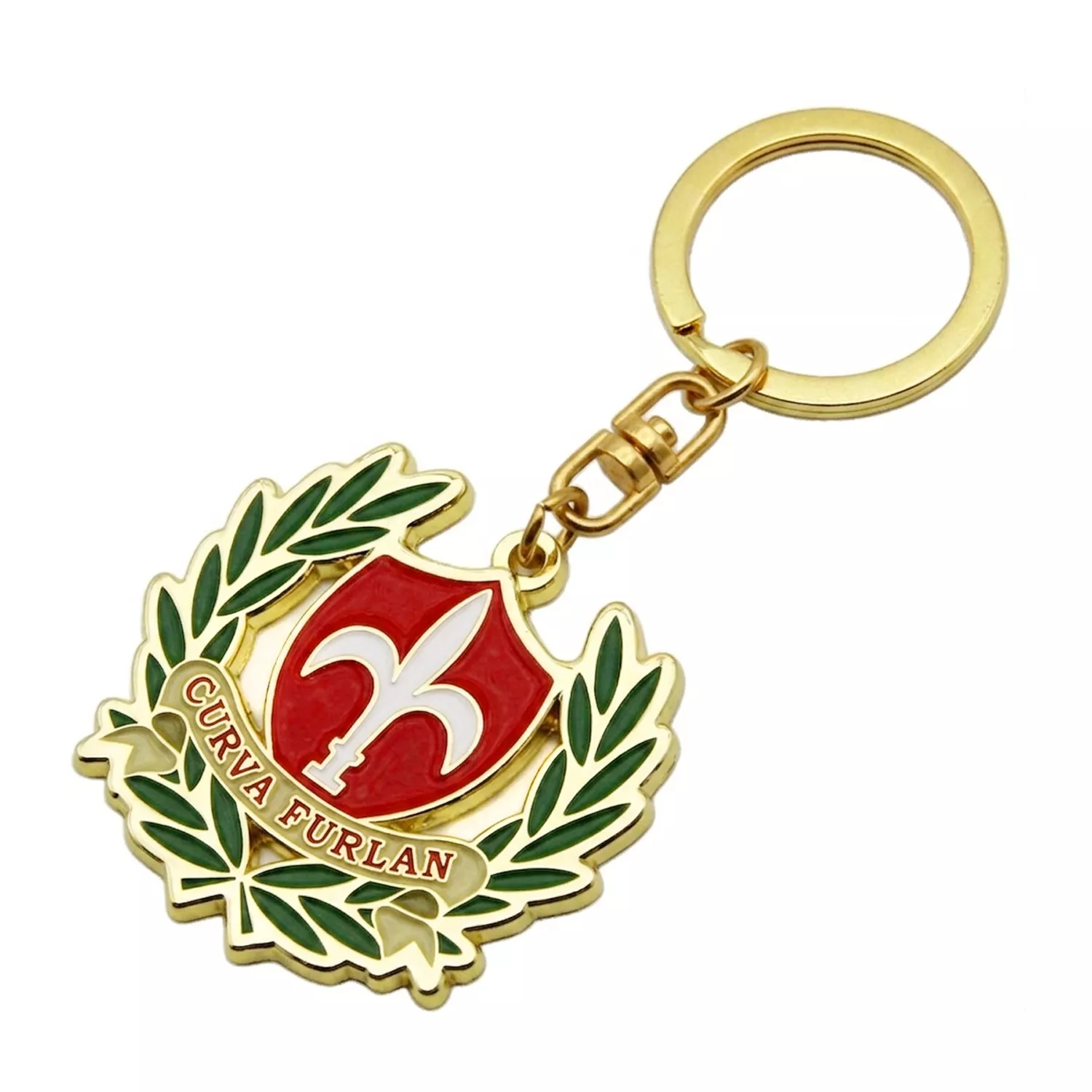 Metalen Sleutelhangers Diepdruk (Soft Enamel)