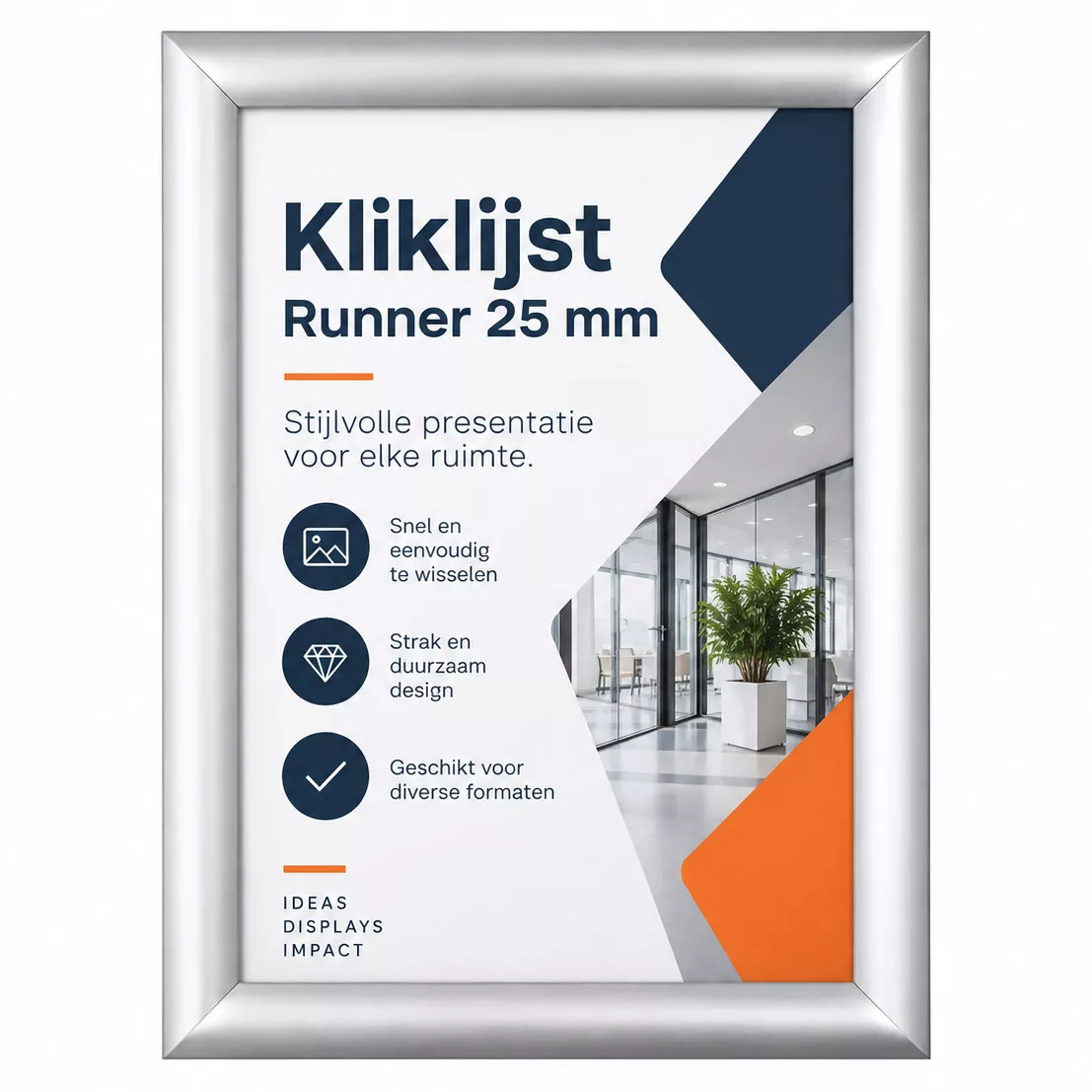 Kliklijst Runner 25mm