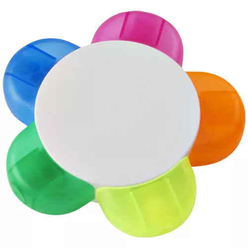 Bloemvormige markeerstiftenset