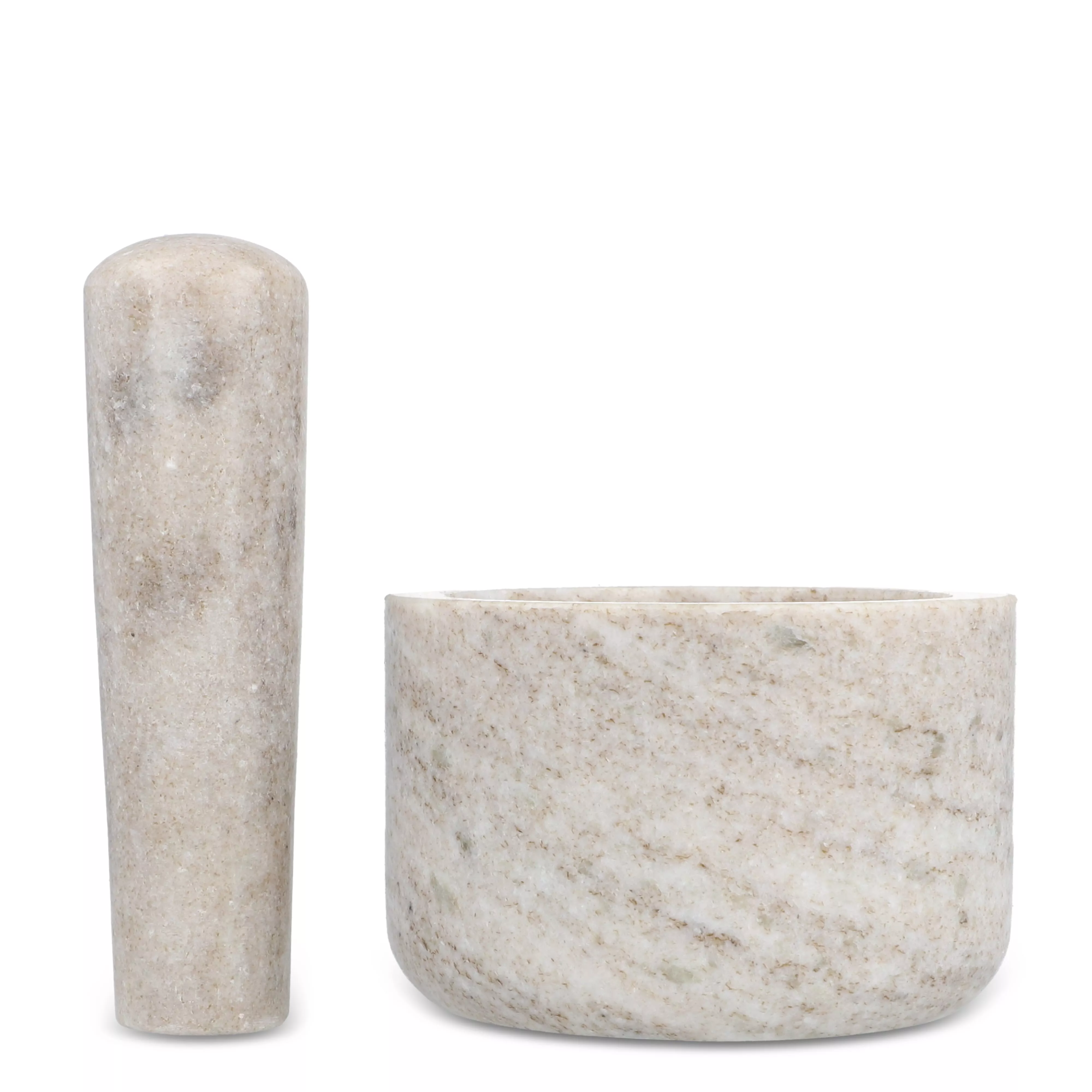 Sagaform Sten vijzel van travertijnmarmer