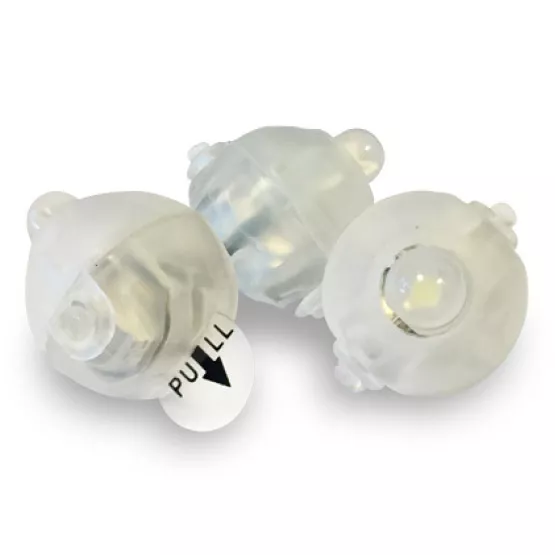 LED ballonlampje knipperend wit