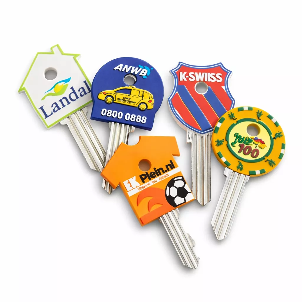 Rubberen Sleutelkapjes in eigen vorm