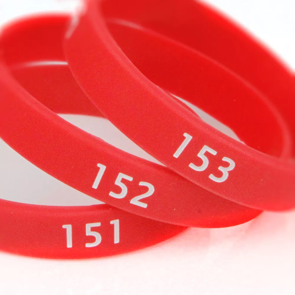 Oplopende nummering lasergravure + 1 kleur invul