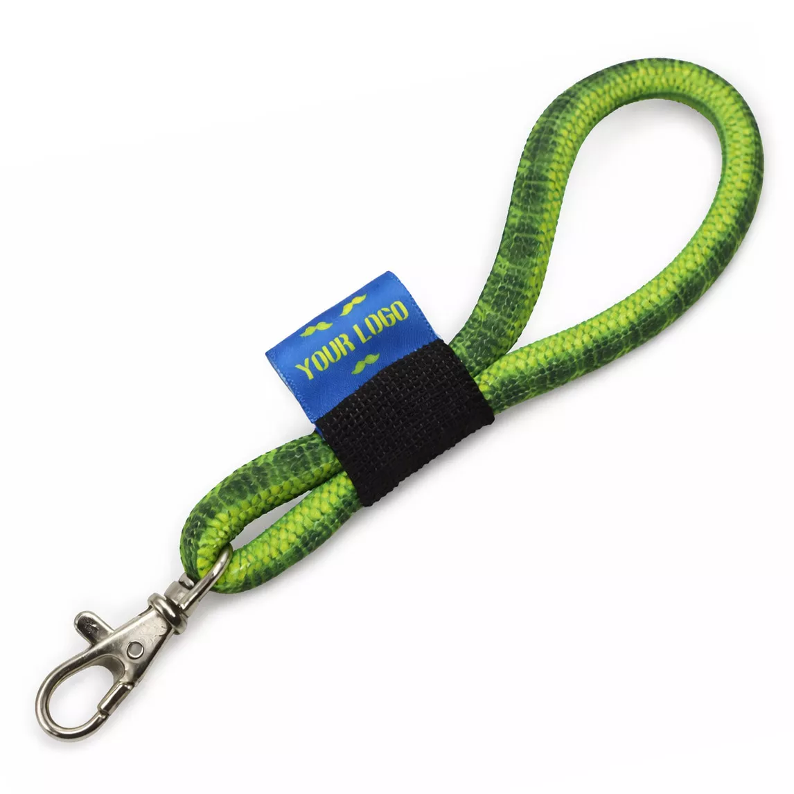 Korte Ronde Keycord met sublimatie print