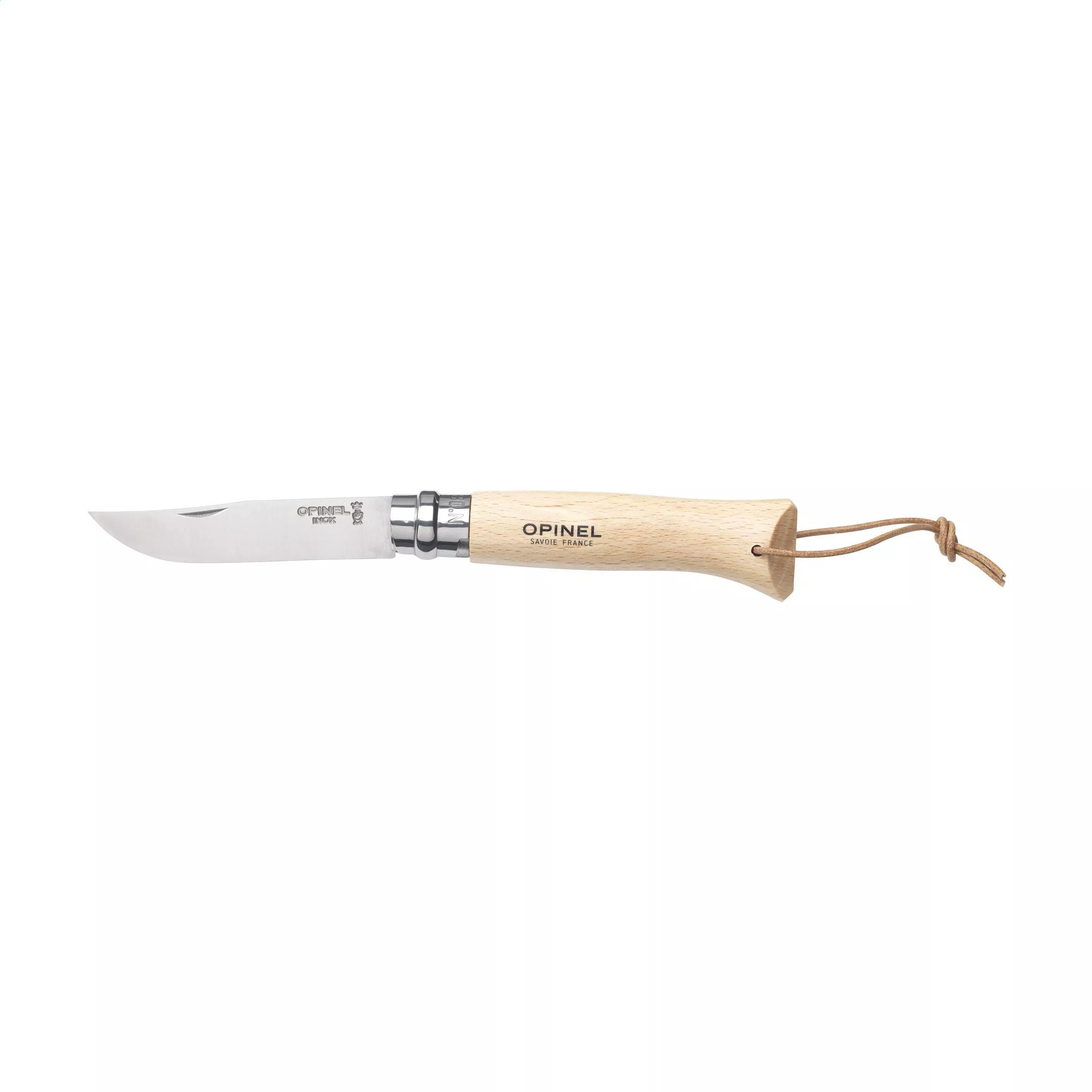 Opinel Inox No 08 Natural zakmes