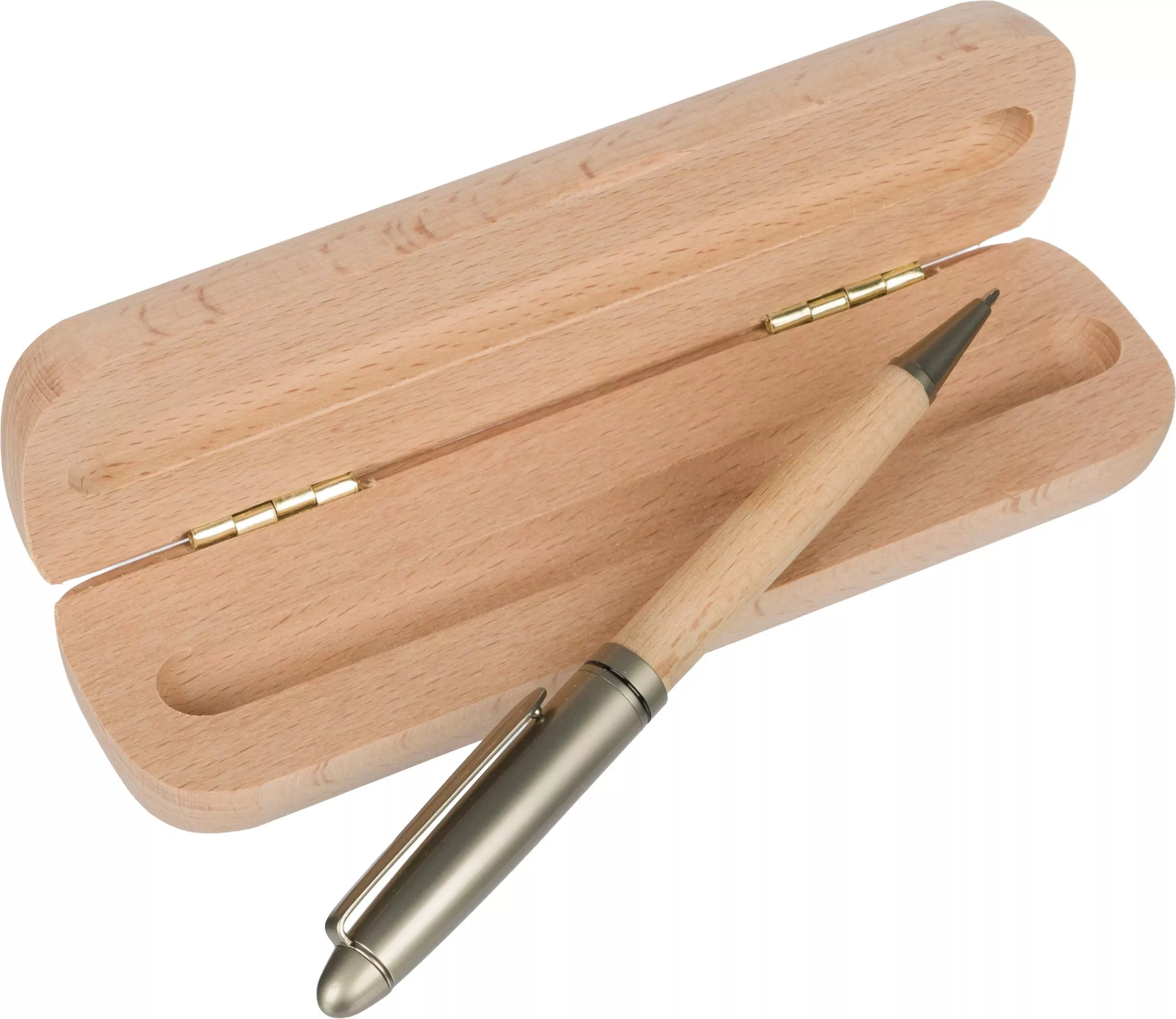 Balpen Tobias | Beukenhout | Houten doos