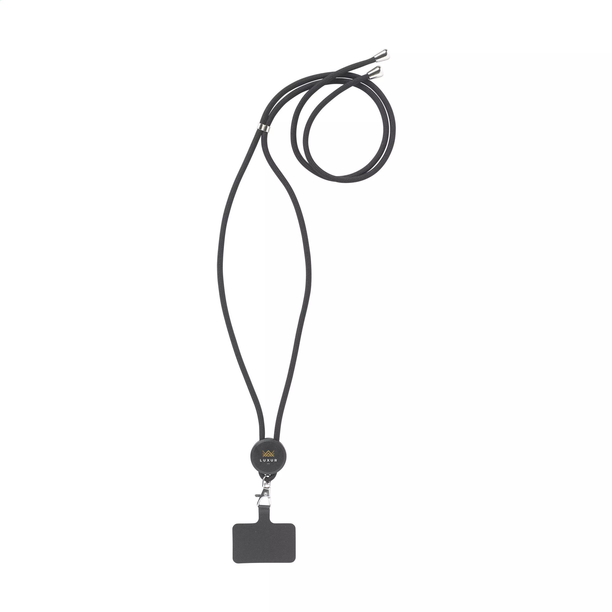 Lace Lanyard GRS RPET 0,5 cm telefoonkeycord