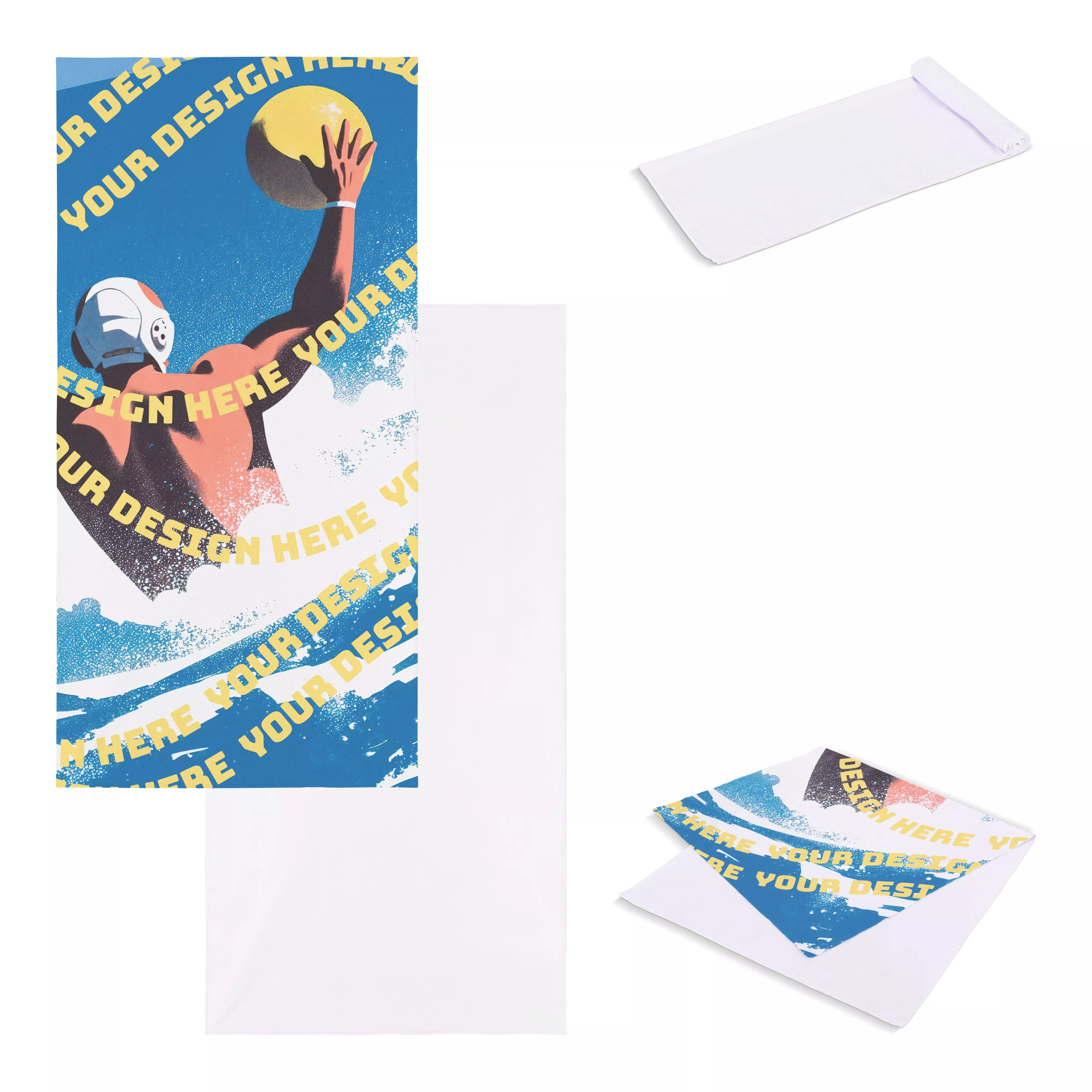 Sneldrogende handdoek 70 x 140 cm (200 g/m²)  sublimatie