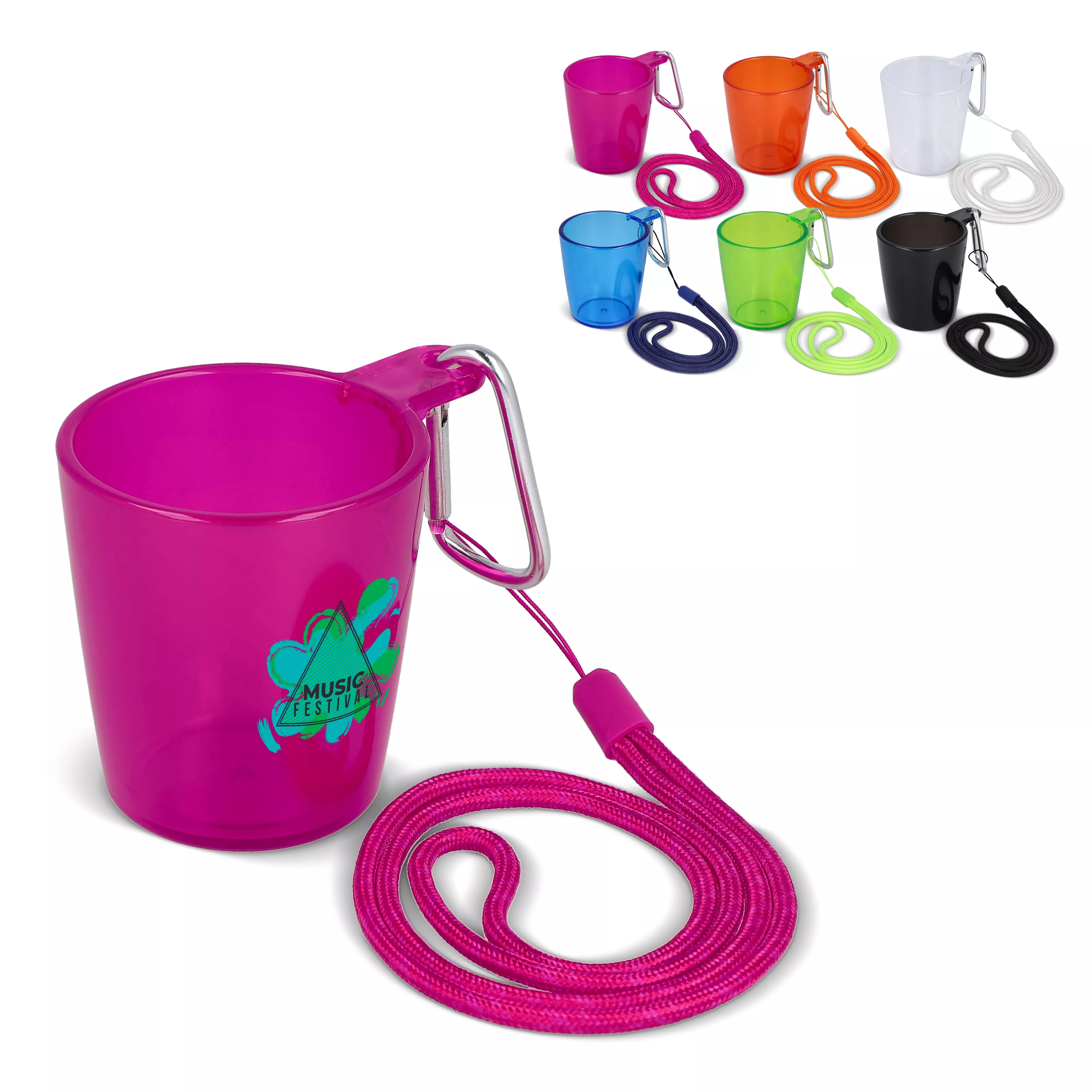 Festival shotglaasje with lanyard