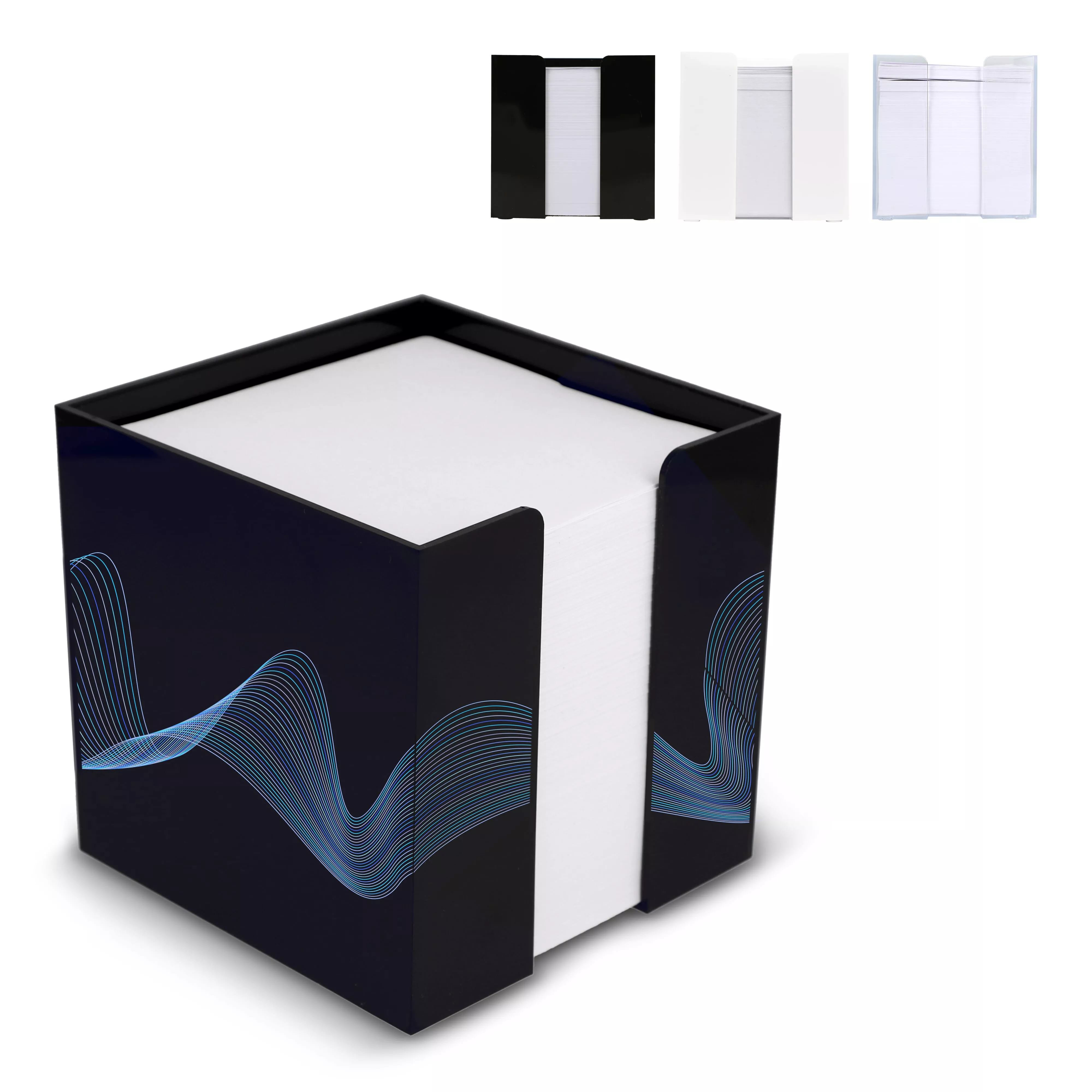 Kubushouder wit papier 10x10x10cm