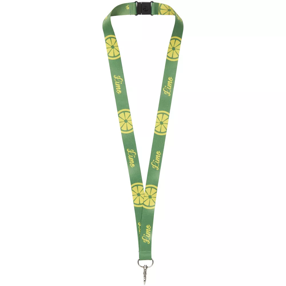 Addie sublimatie lanyard met safety breakaway sluiting