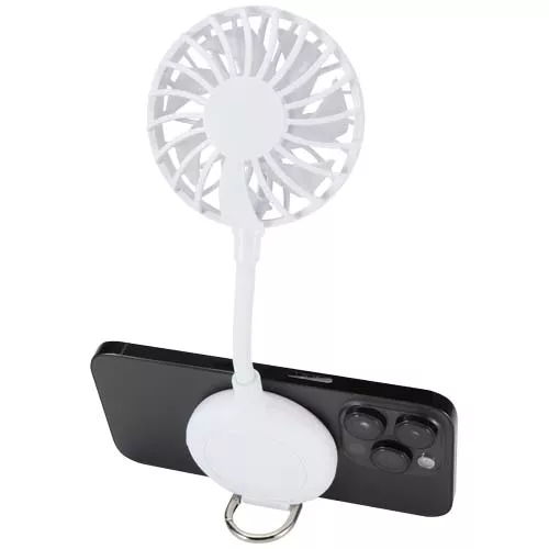 Ventio draagbare ventilator van gerecycled plastic met magneet