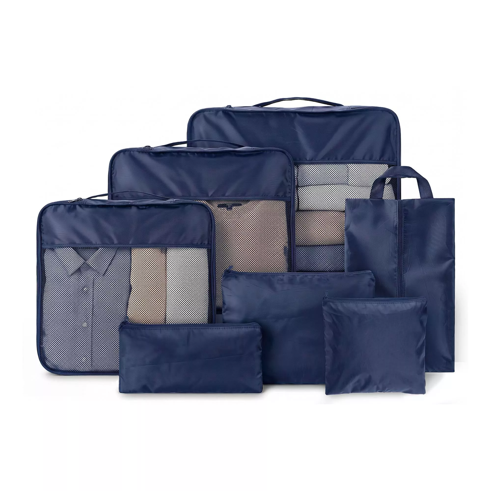 Reisorganizerset Packio | Gerecycled | 7 st.