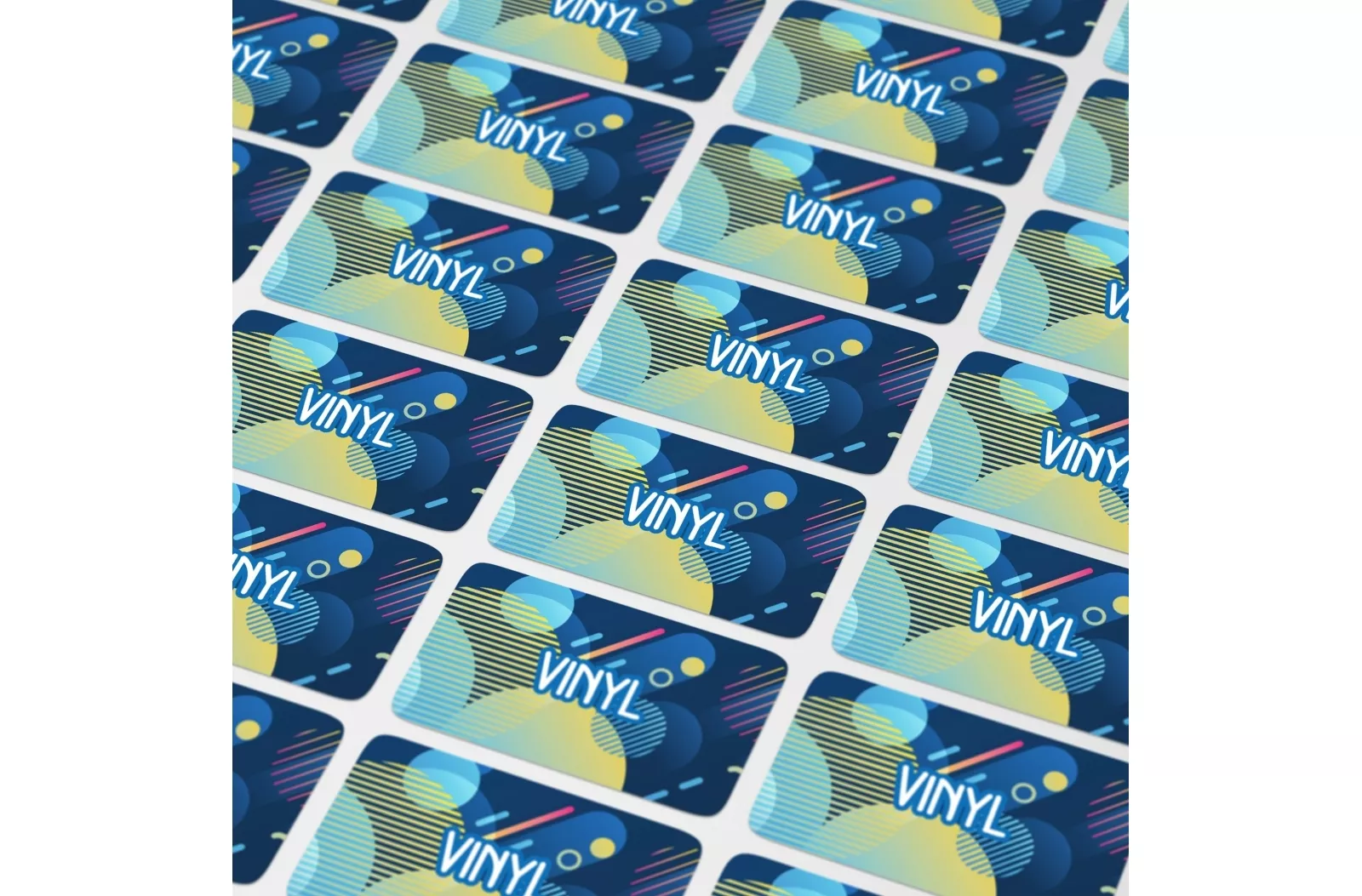 Vinyl Sticker Rechthoek 20x10mm