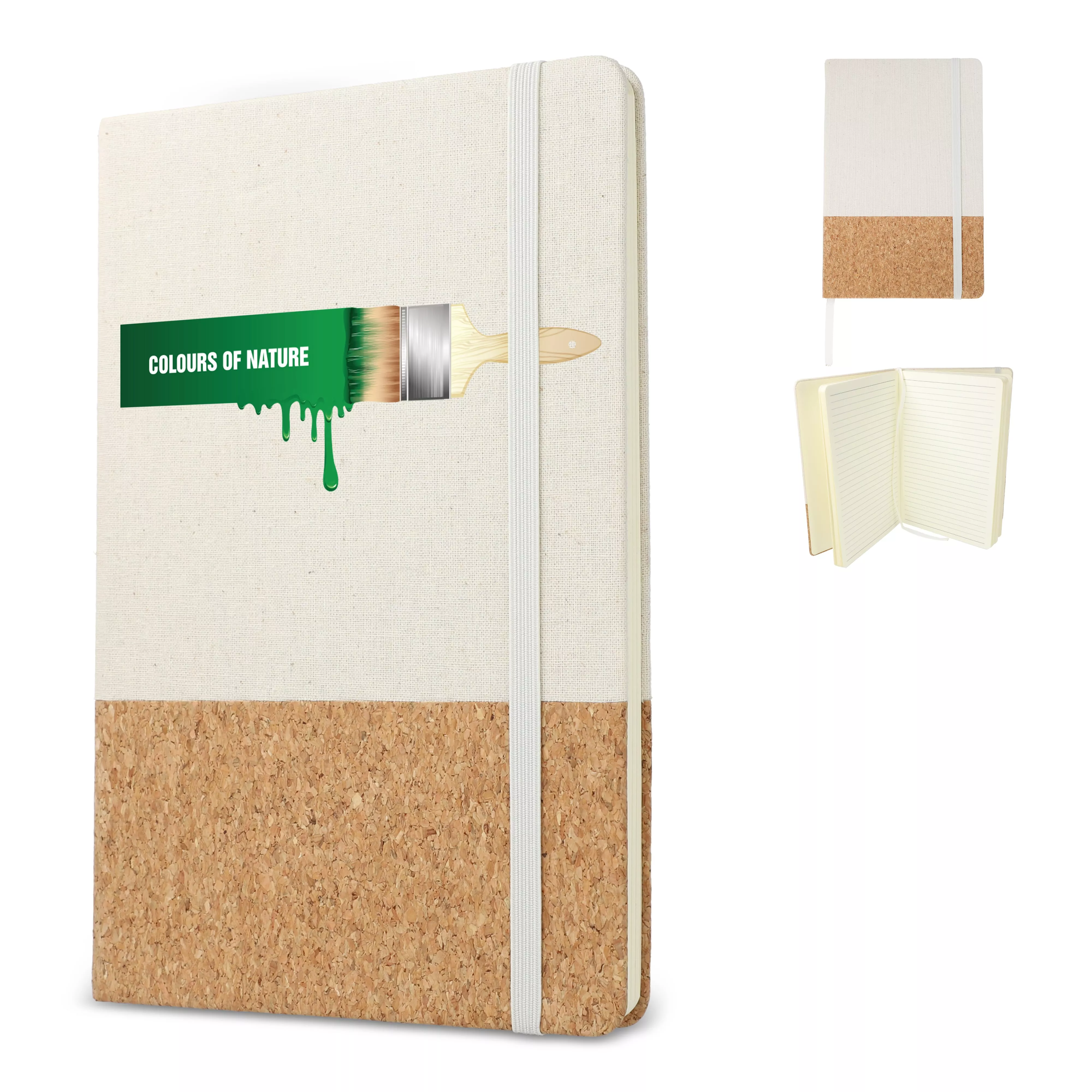 Notitieboek katoen & kurk A5