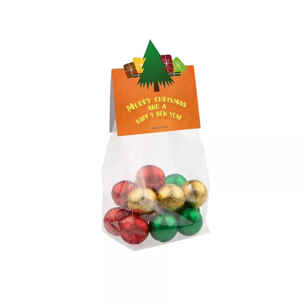 Kerst blokzakje met kopkaartje in eigen vorm