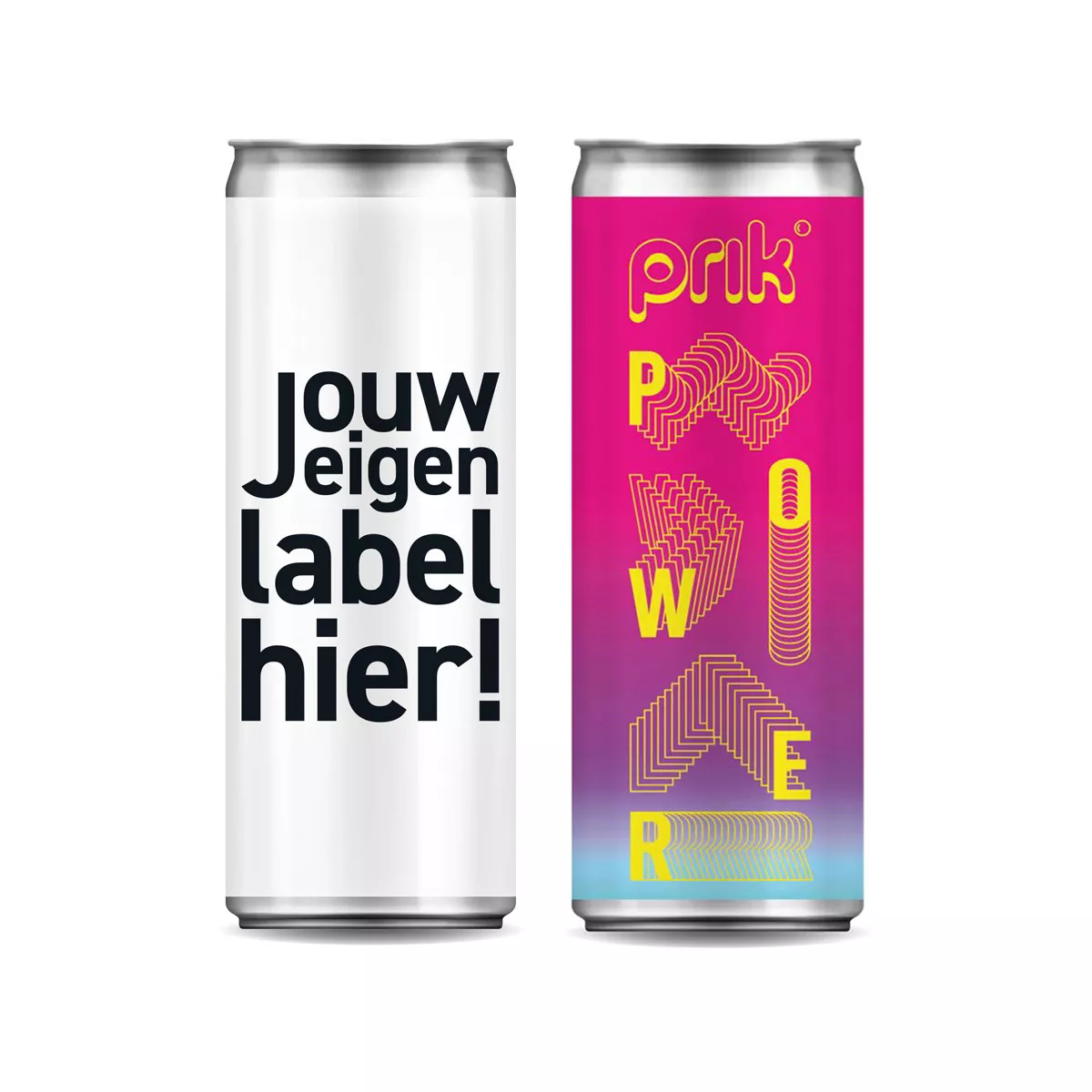 Energydrink aluminium blikje bedrukken (250 ml)