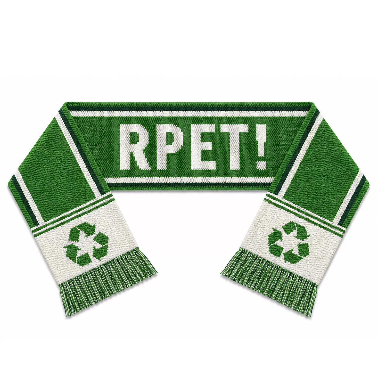 Gebreide Sjaals met je eigen ontwerp (RPET en acryl)