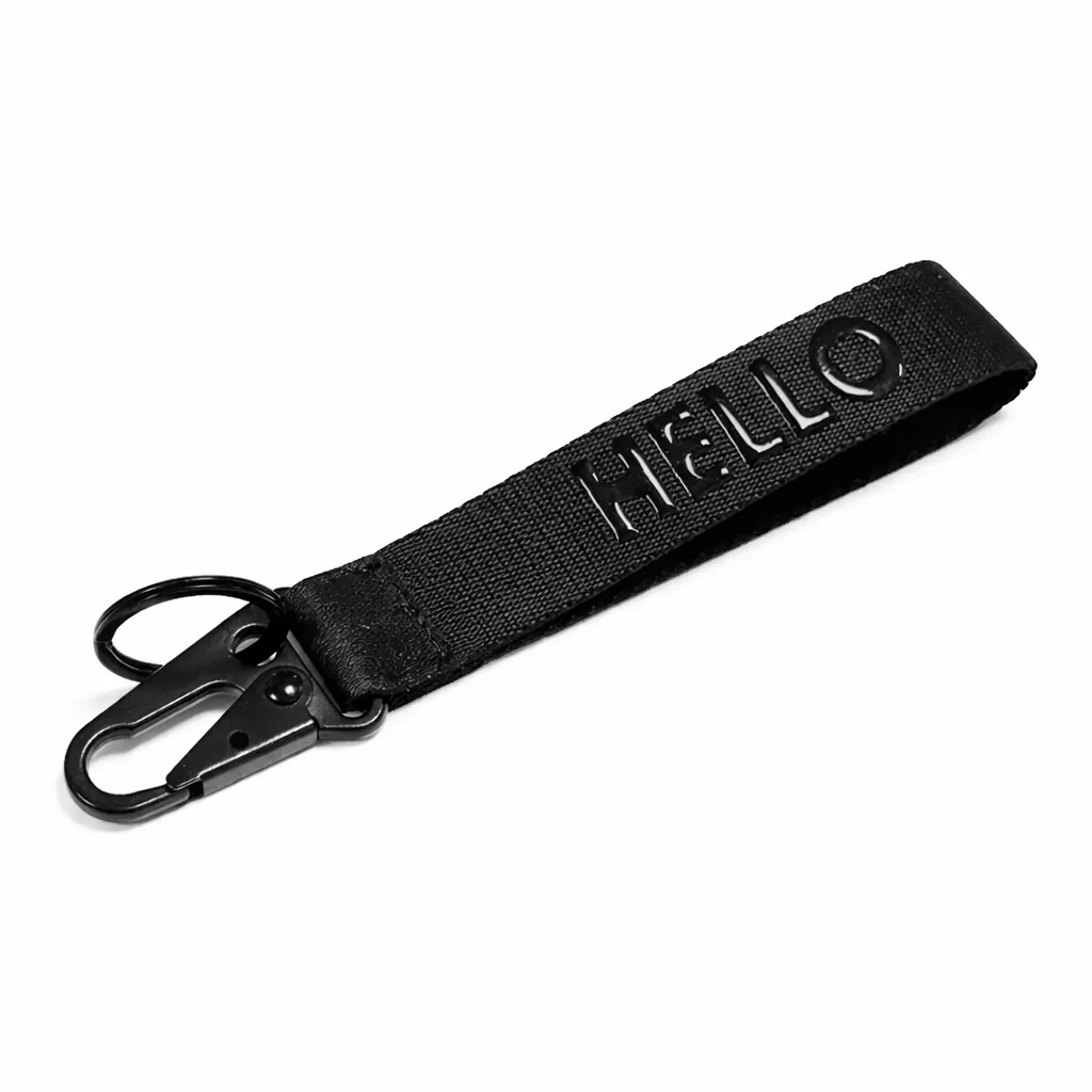 Korte Lanyard met Glossy Siliconen Print