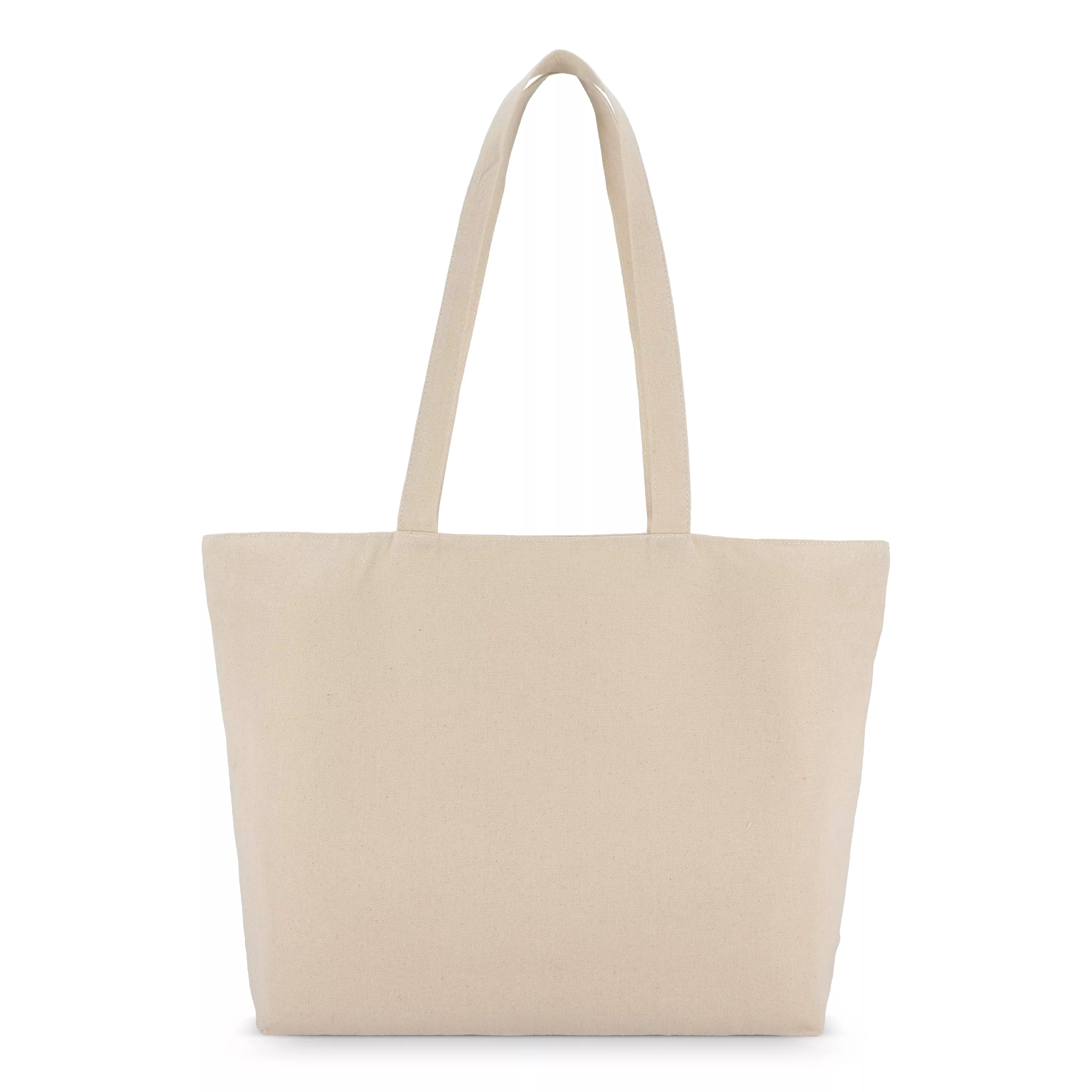 Katoen Tote met rits OEKO-TEX® 47 x 11 x 35cm 320g/m²