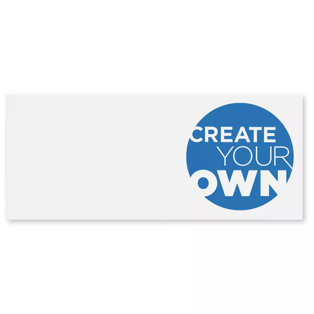 3 stuks custom made pleisters met full colour bedrukte kraftpapieren envelop