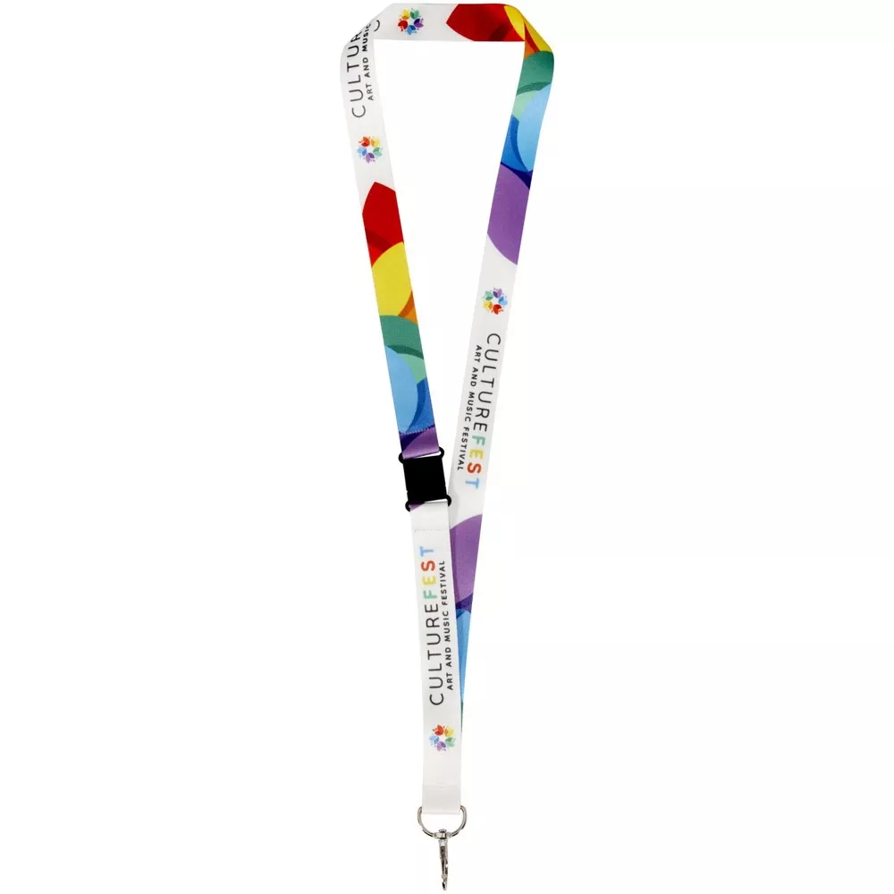 Lois sublimatie RPET-lanyard met safety breakaway sluiting