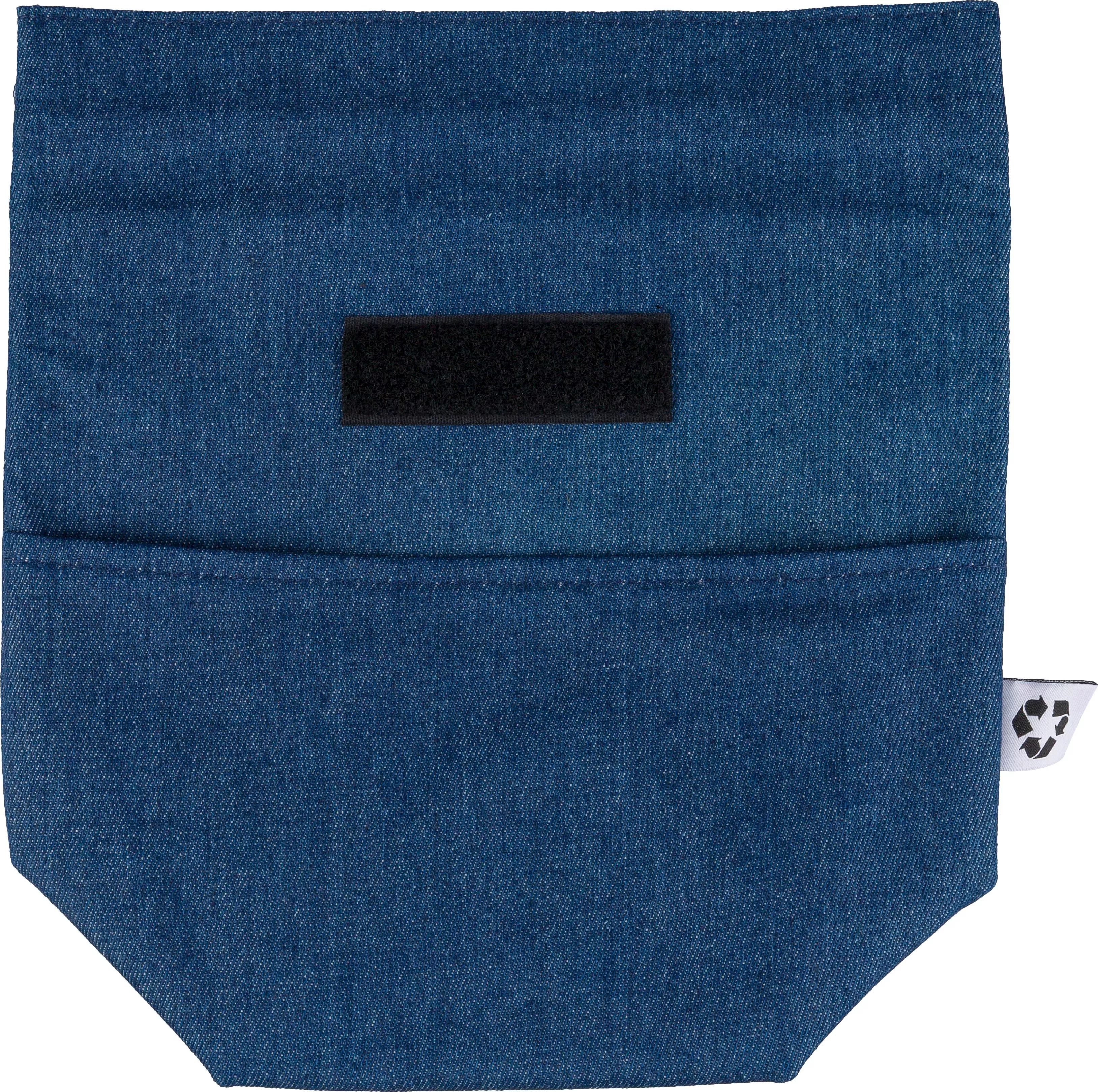Gerecycled denim roll-top koeltas Mira