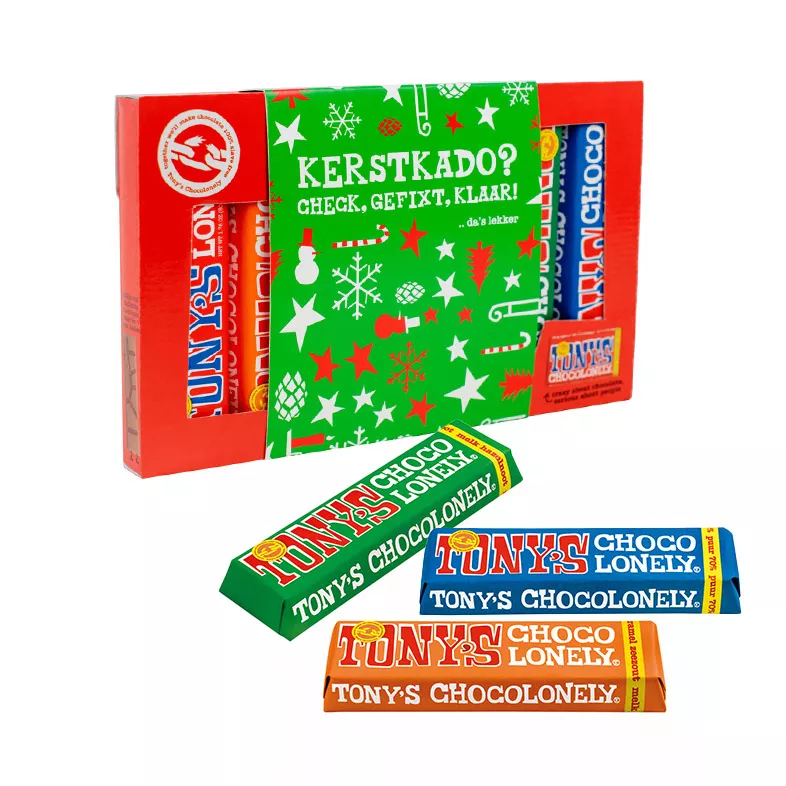 Tony's Chocolonely Proeverijtje personaliseren (custom sleeve)