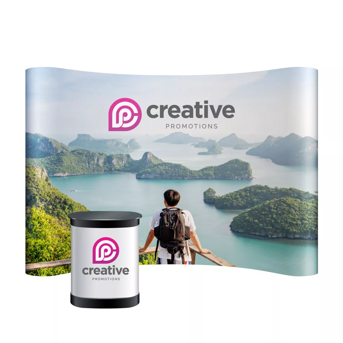 Pop-Up Display PRO 4x3 Curved