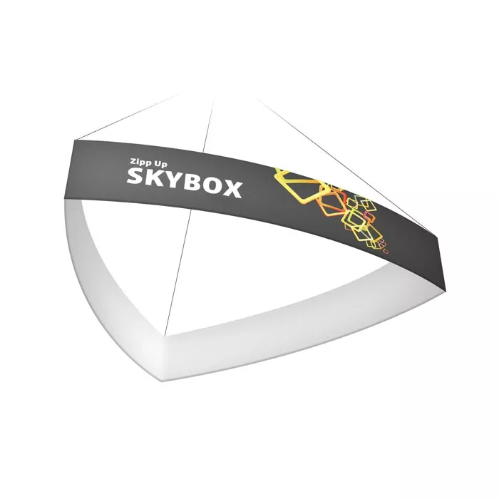 Hangende Banner Driehoek Gebogen