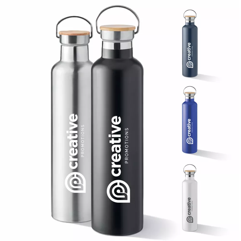 HELSINKI LARGE Dubbelwandige RVS drinkfles 1L