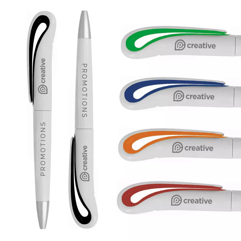 WHITESWAN ABS pen, draaimechanisme