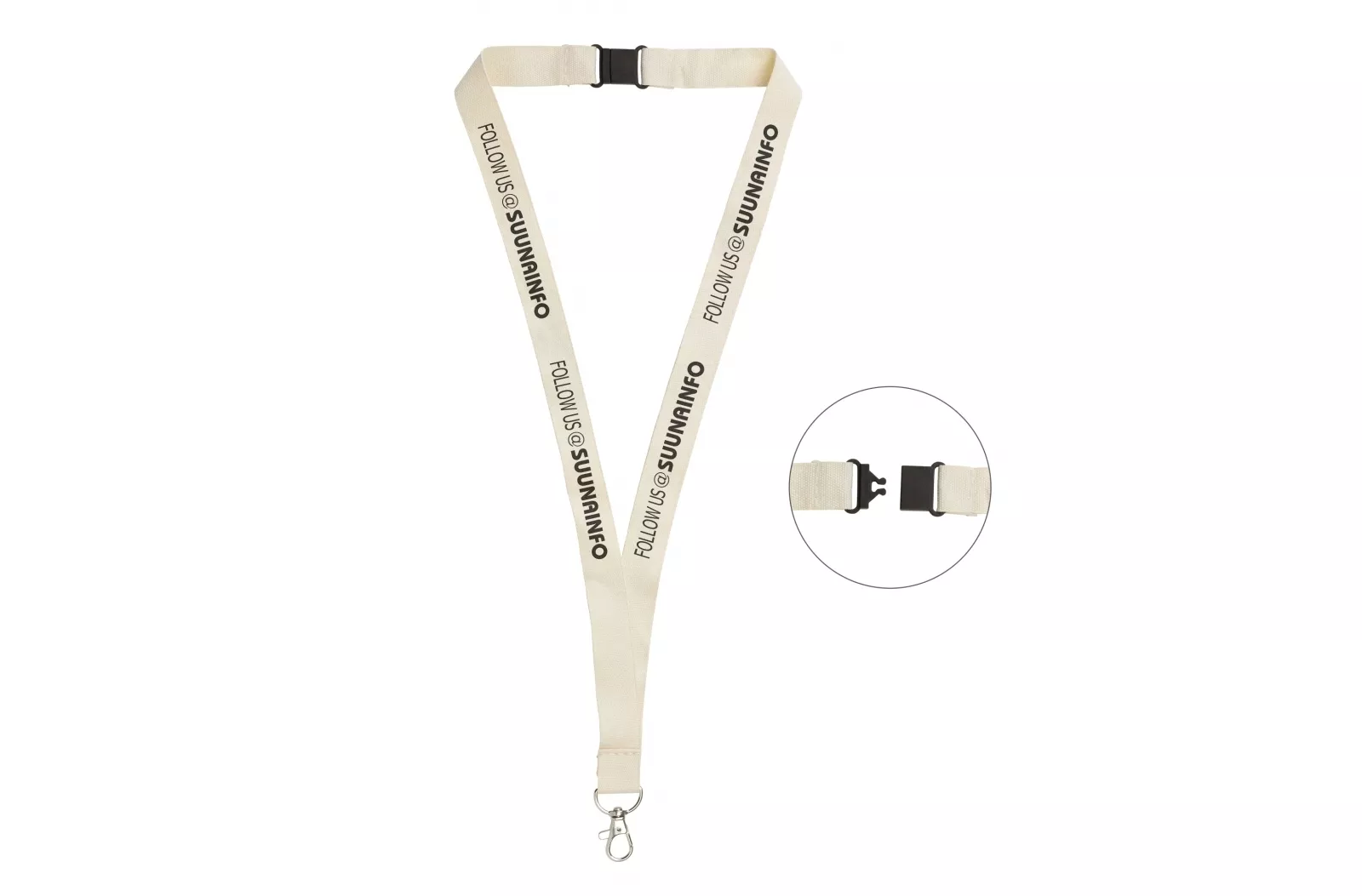 Lanyard organisch katoen