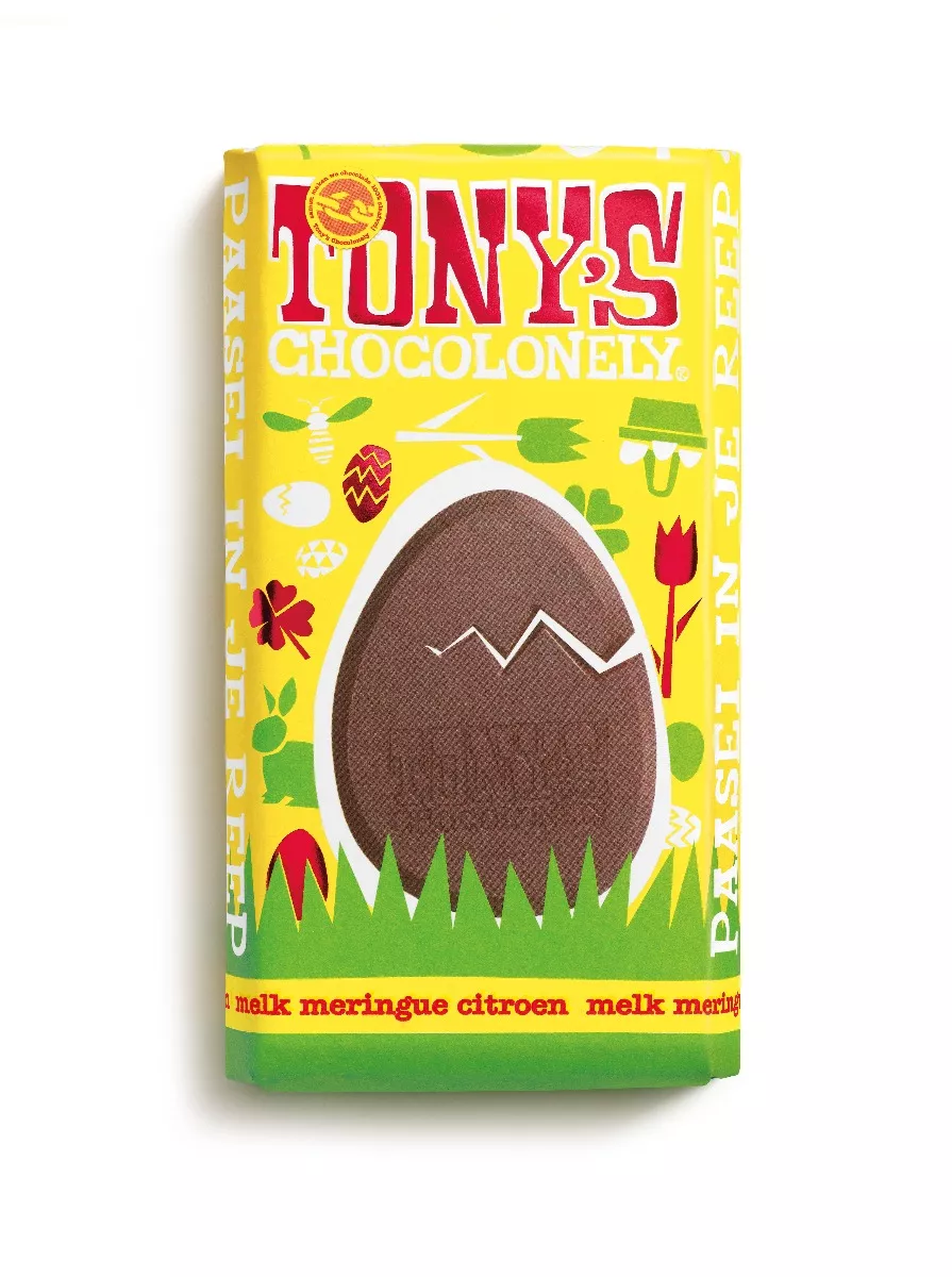 Tony's Chocolonely Paasreep Melk Meringue Citroen