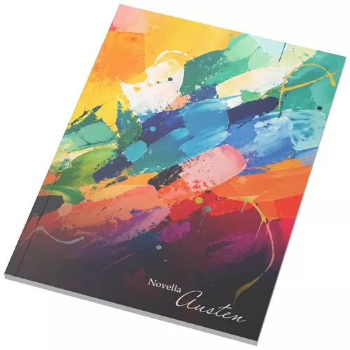 Novella Austen A5 notitieboek met zachte cover, 50 vellen