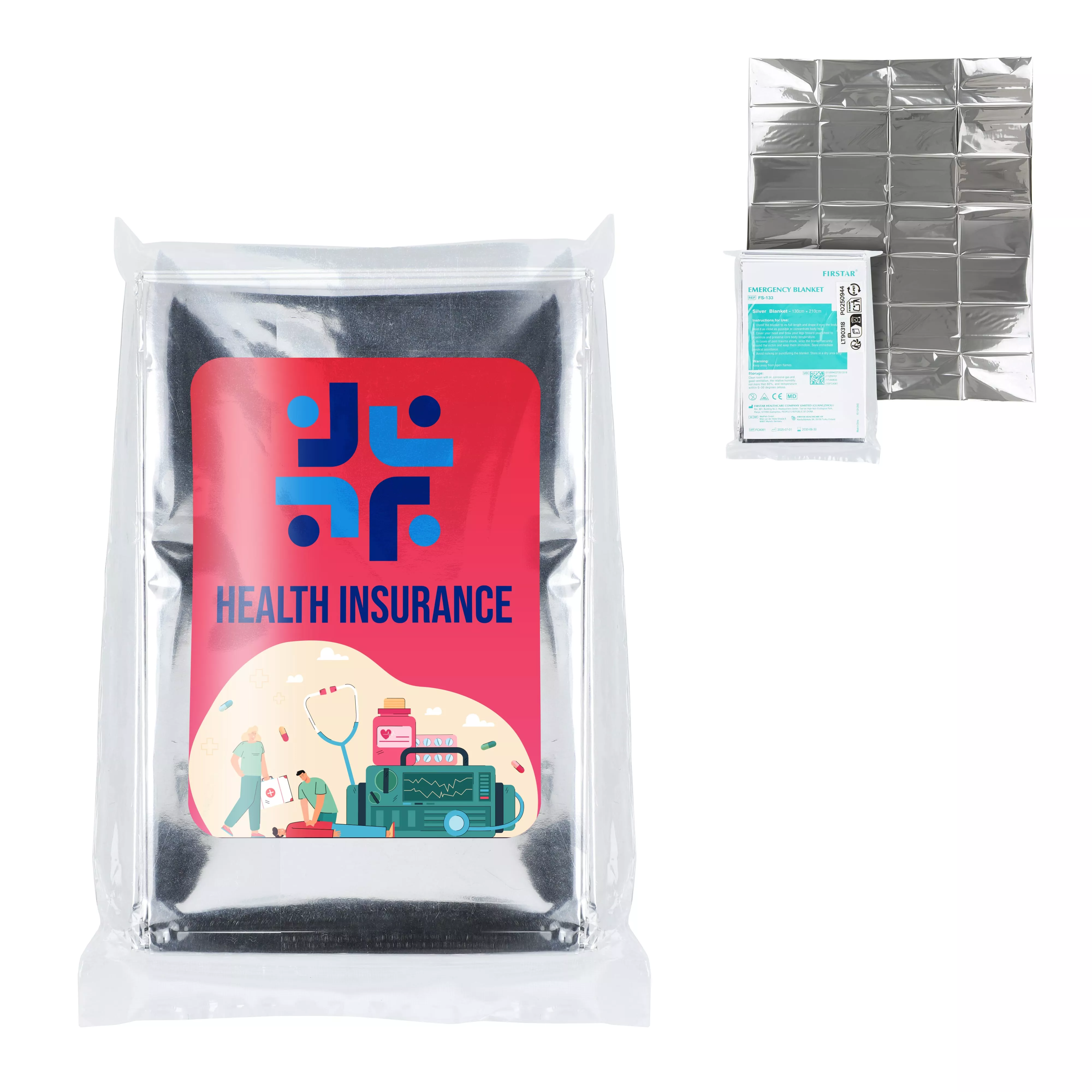 Eerste hulp nooddeken 130 x 210cm