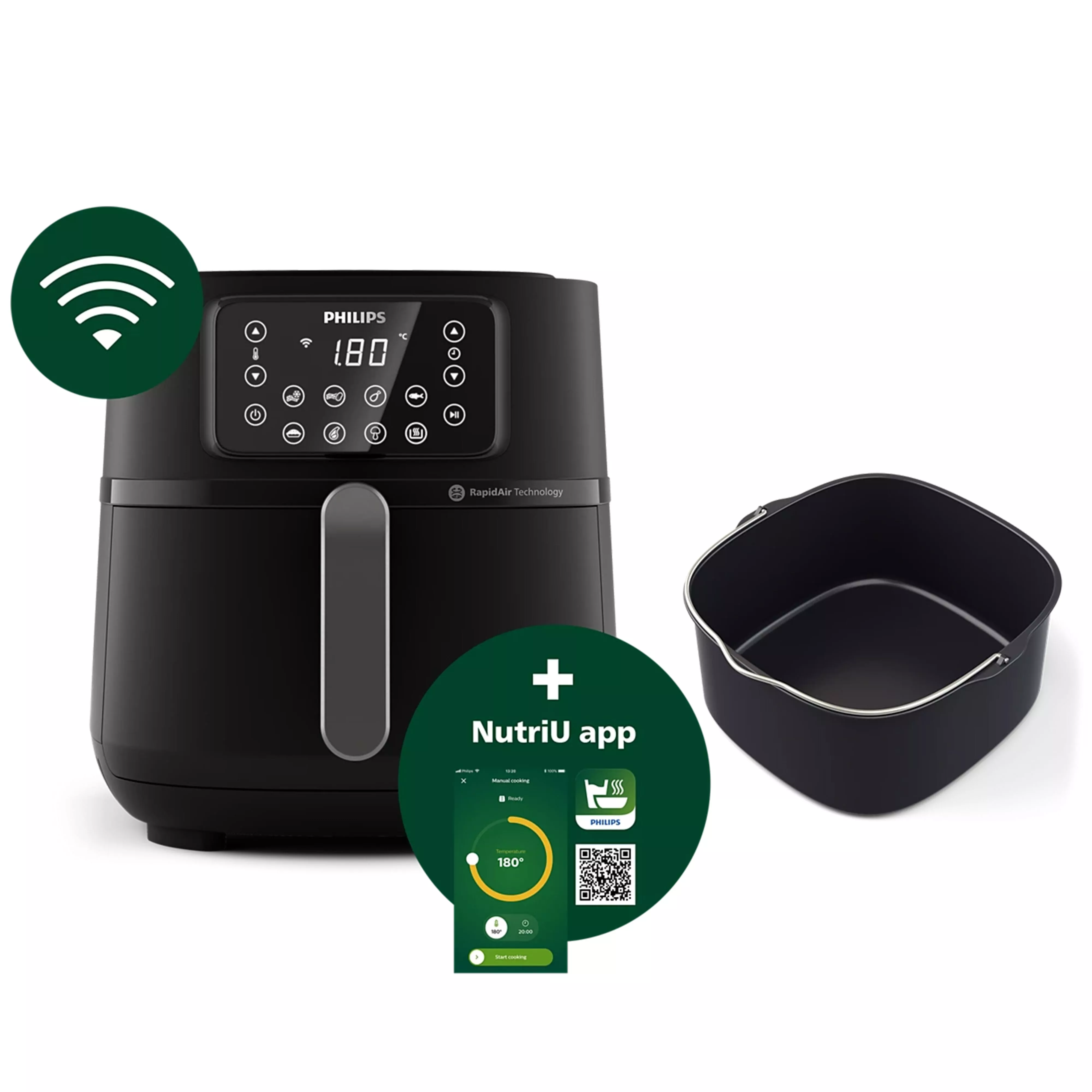 Philips Airfryer XXL Connected + Bakvorm | HD9285