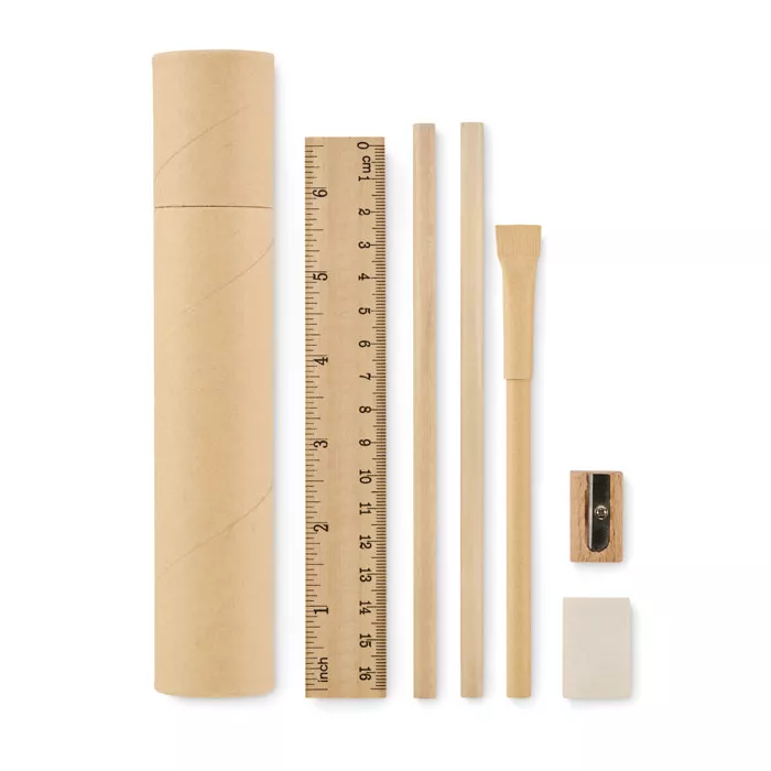 MEJU Papieren koker met kantoorbenod