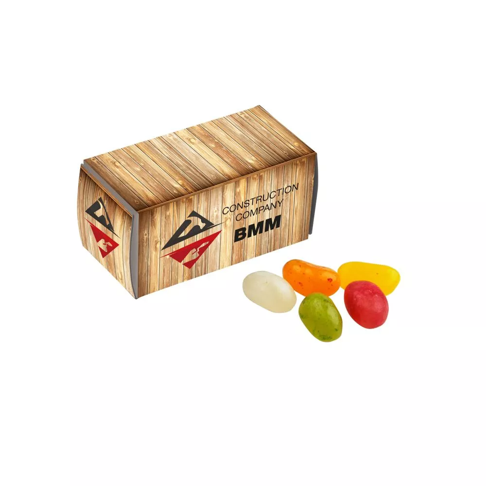 Container doosje gevuld met snoep