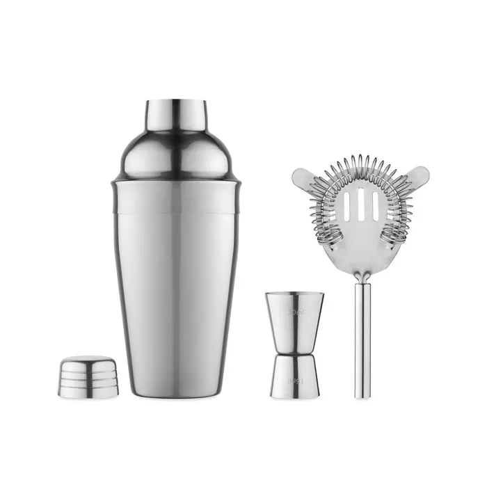 FIZZ Chroomkleurige cocktailset