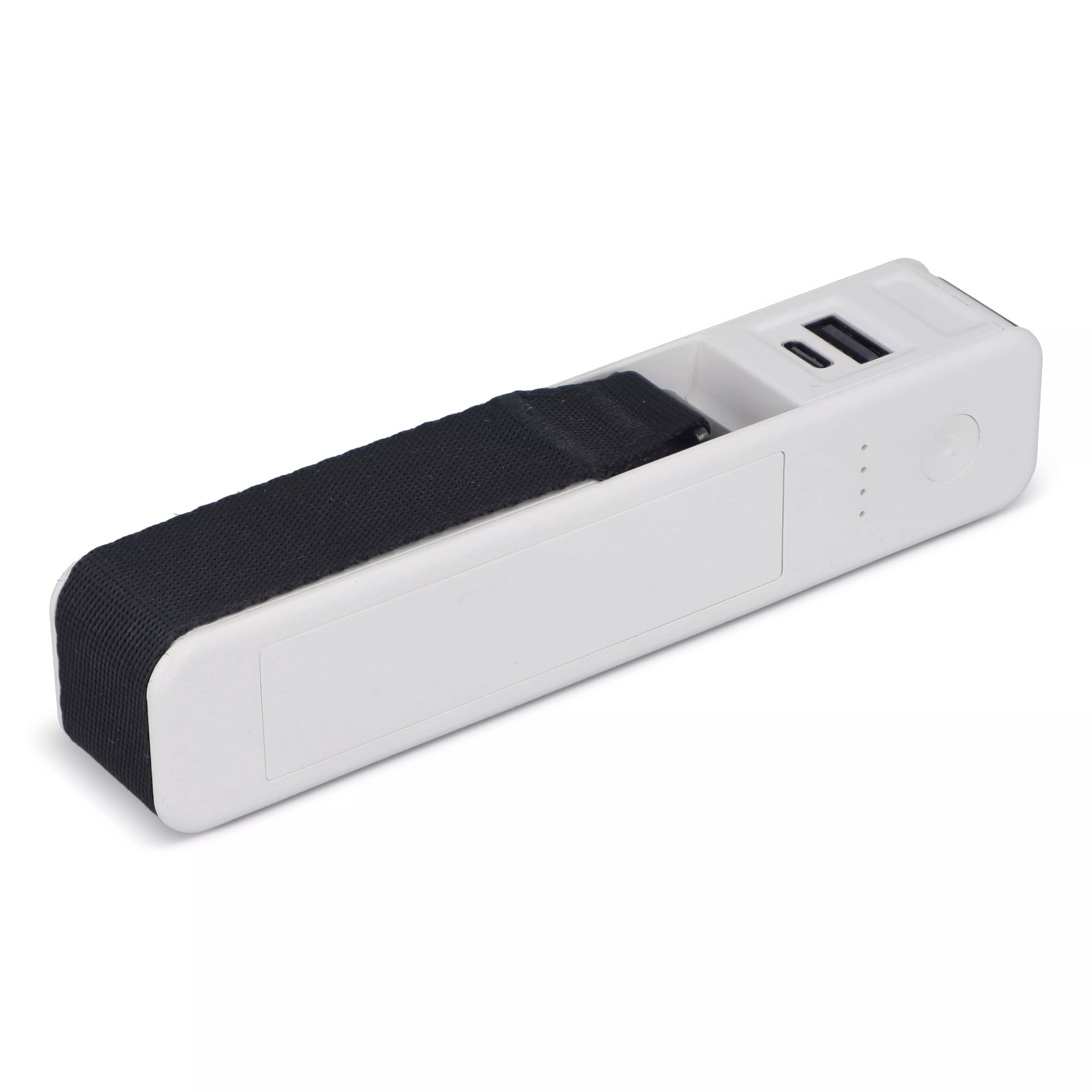 5-in-1 Travel Powerbank 2600 mAh - Bagageweegschaal - Zaklamp - Liniaal - Thermometer