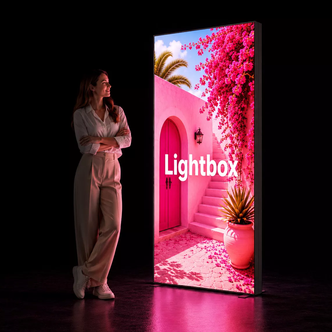 Lightbox LED Banner Black
