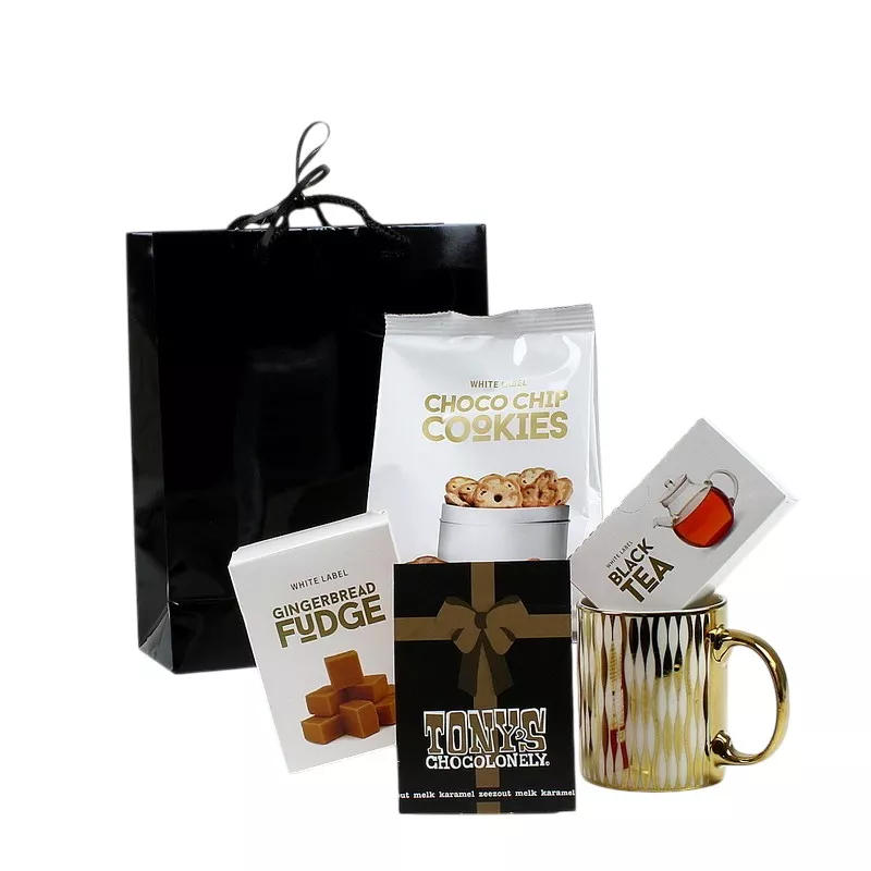 Luxe Thee in Zwart & Wit & Goud