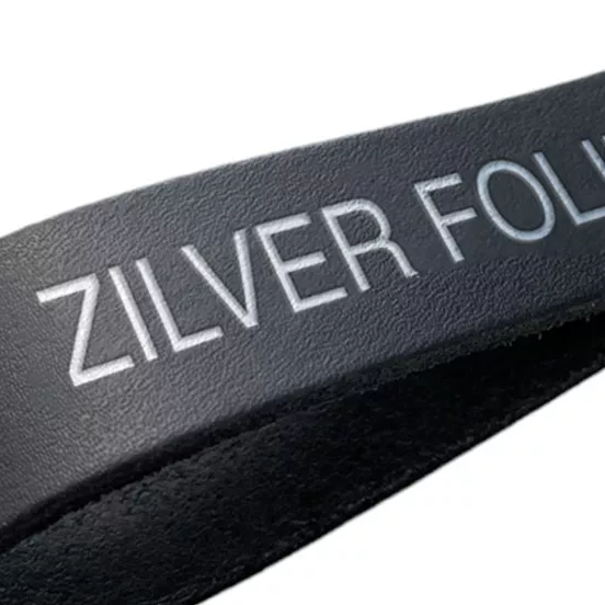 Hotstamping met zilver folie