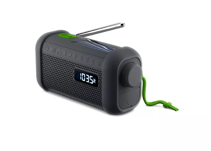 MH-08 | Muse Noodradio Bluetooth speaker met solar en opwindmechanisme